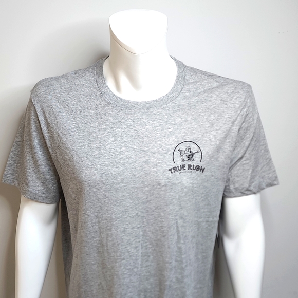 TRUE RELIGION HEATHER GREY TSHIRT EXTRA EXTRA LARGE - Picture 1 of 12